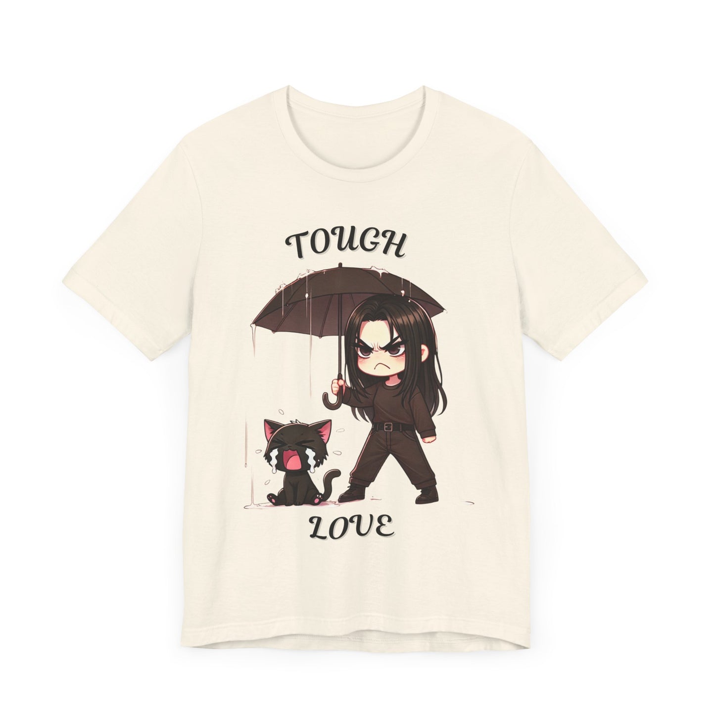 Tough Love Unisex Tee - Queen of Tears-Inspired T-Shirt - Hae In Chibi Graphic Tee