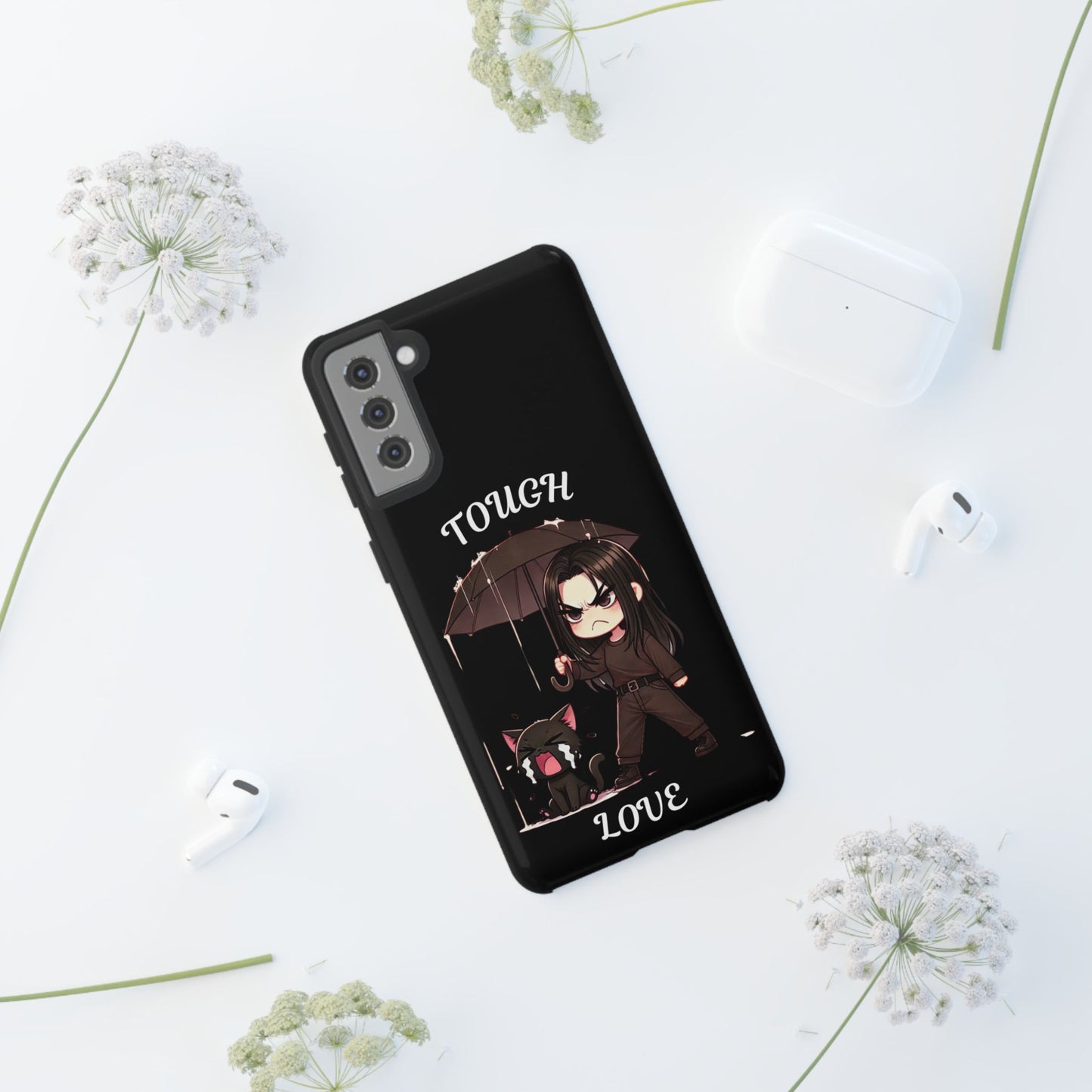 Hae In & the Cat Phone Case - A 'Queen of Tears' inspired Design