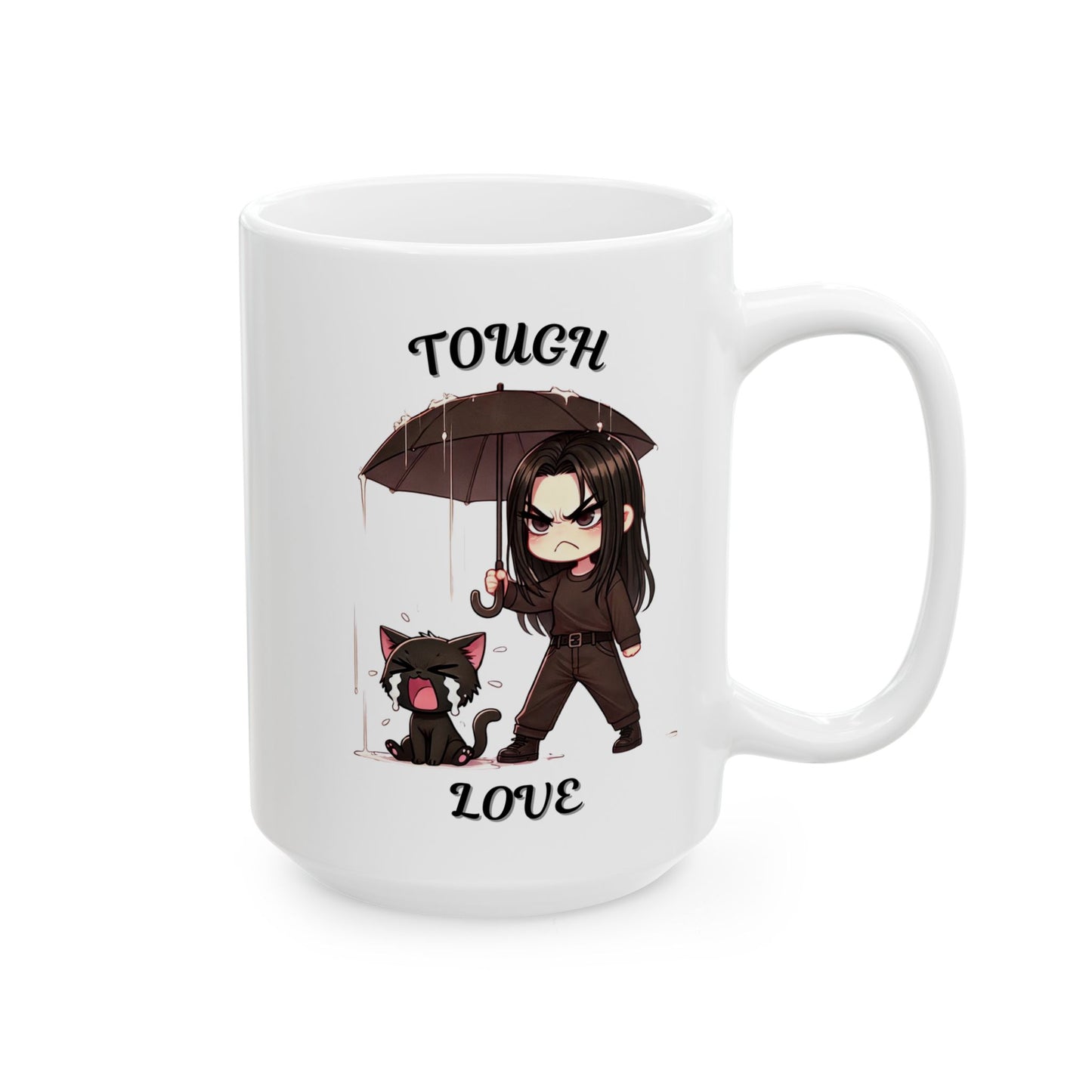 Hae In & the Crying Cat Mug- Queen of Tears inspired Rain Scene