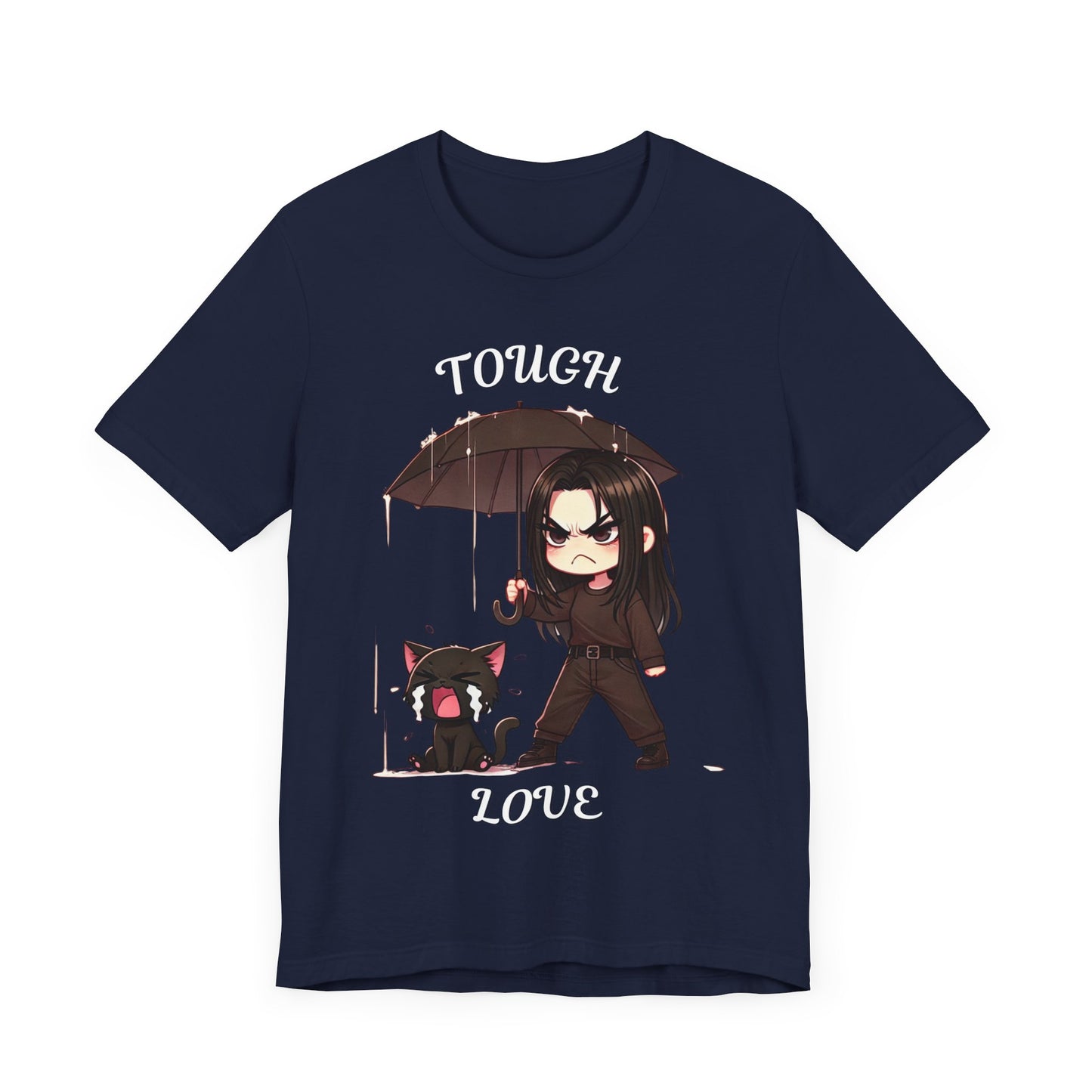 Tough Love Unisex Tee - Queen of Tears-Inspired T-Shirt - Hae In Chibi Graphic Tee