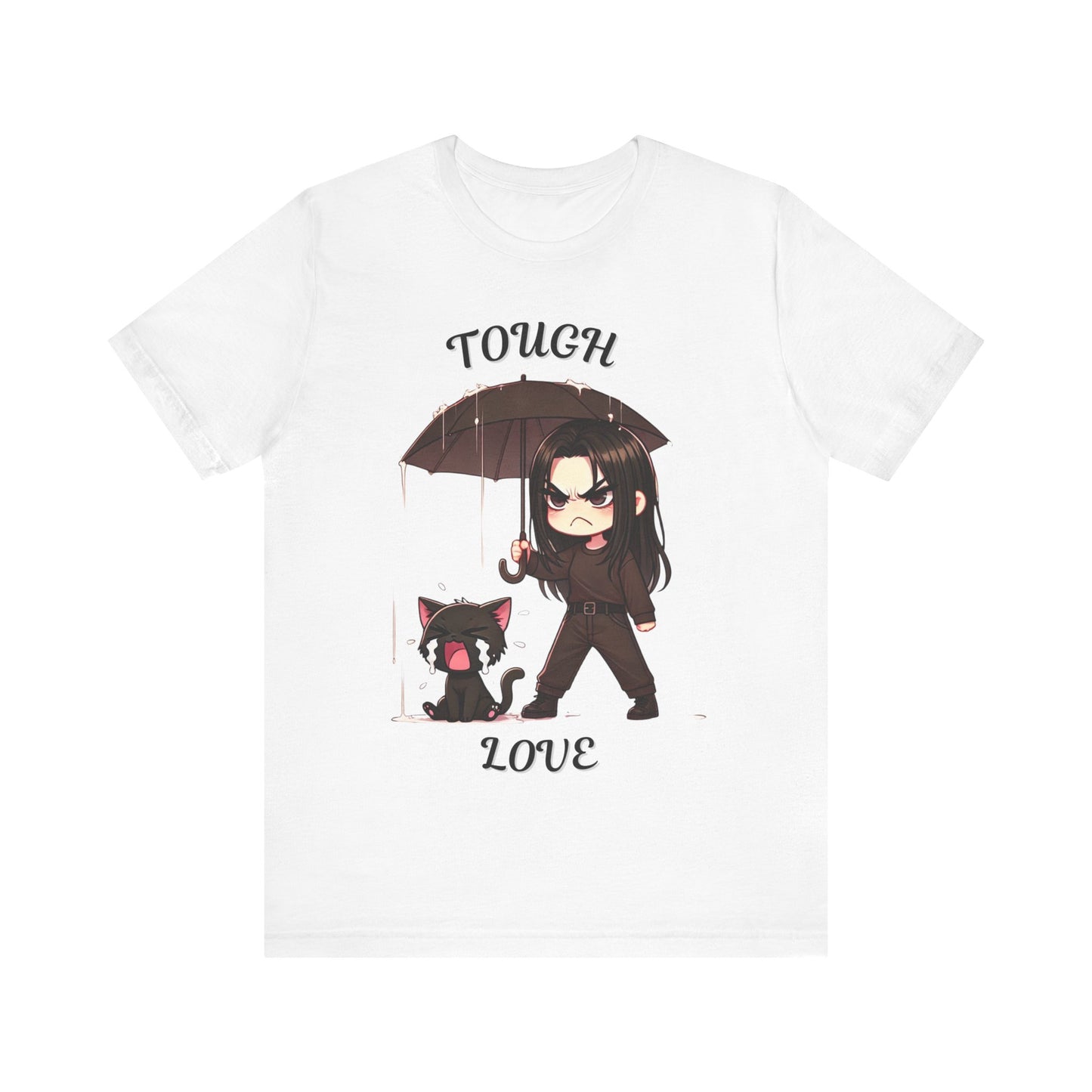 Tough Love Unisex Tee - Queen of Tears-Inspired T-Shirt - Hae In Chibi Graphic Tee