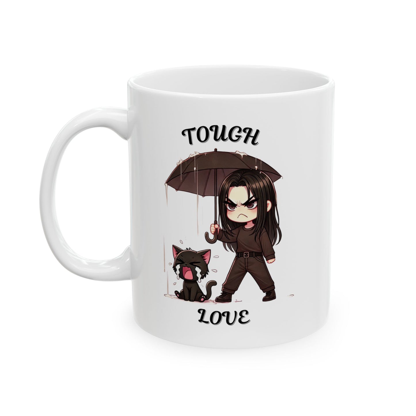 Hae In & the Crying Cat Mug- Queen of Tears inspired Rain Scene