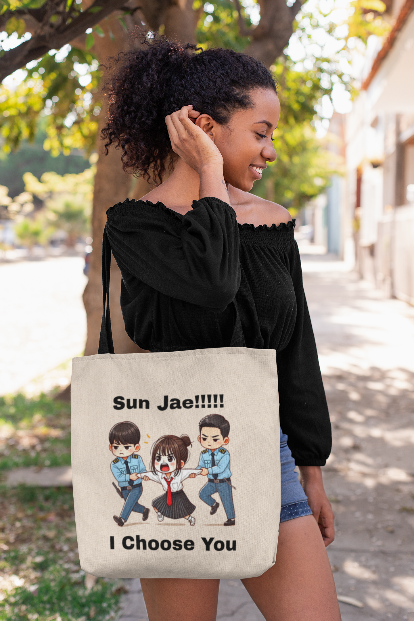 Im Sol Tote Bag - Lovely Runner Swimming practice Scene